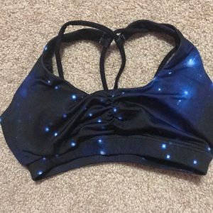 F21 galaxy sports bra